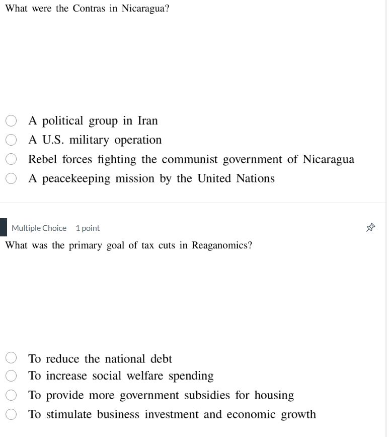 what were the contras in nicaragua? a political group in iran a u.s. mi…