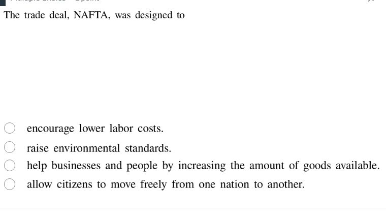 the trade deal, nafta, was designed to encourage lower labor costs. rai…