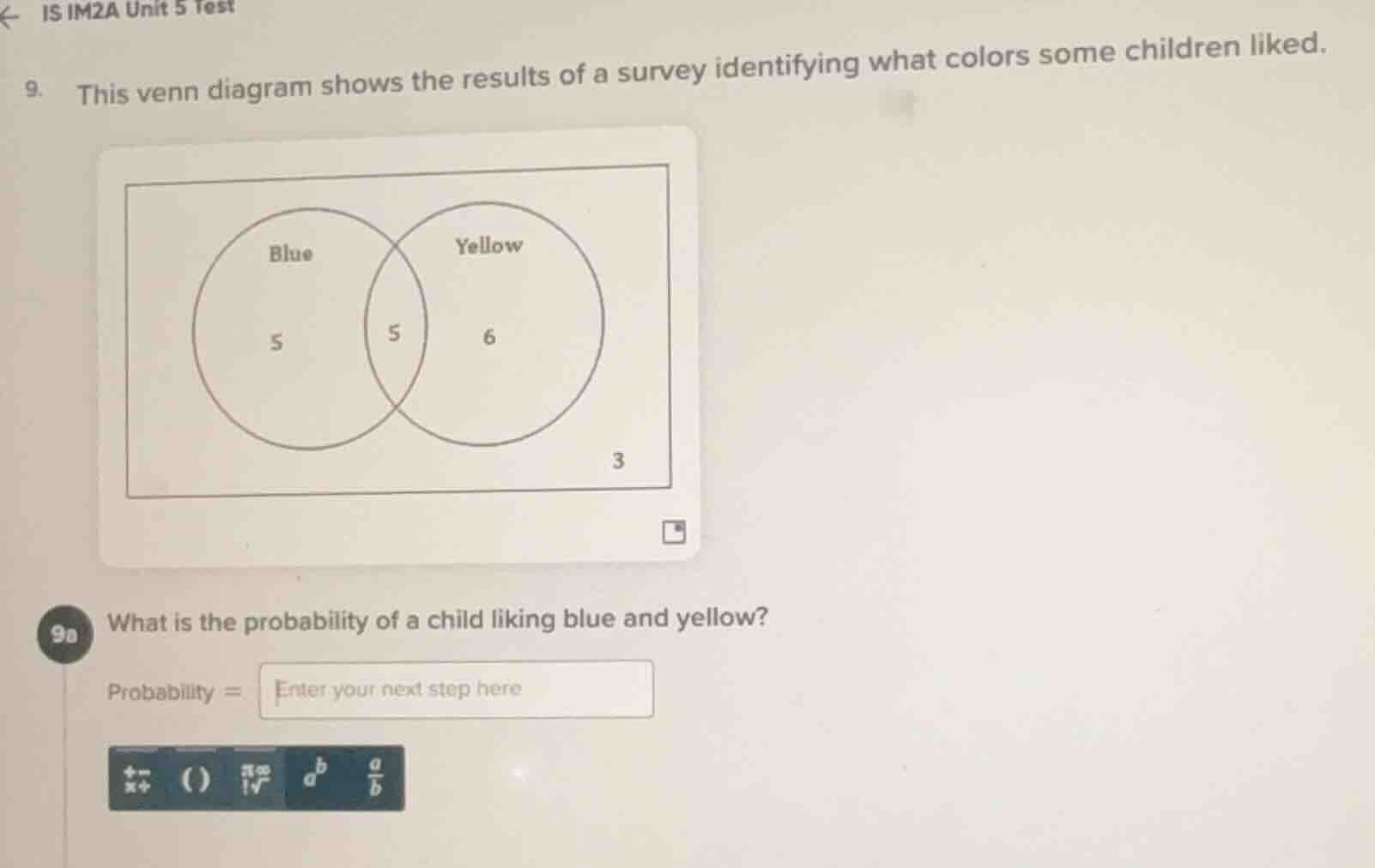 9. this venn diagram shows the results of a survey identifying what col…