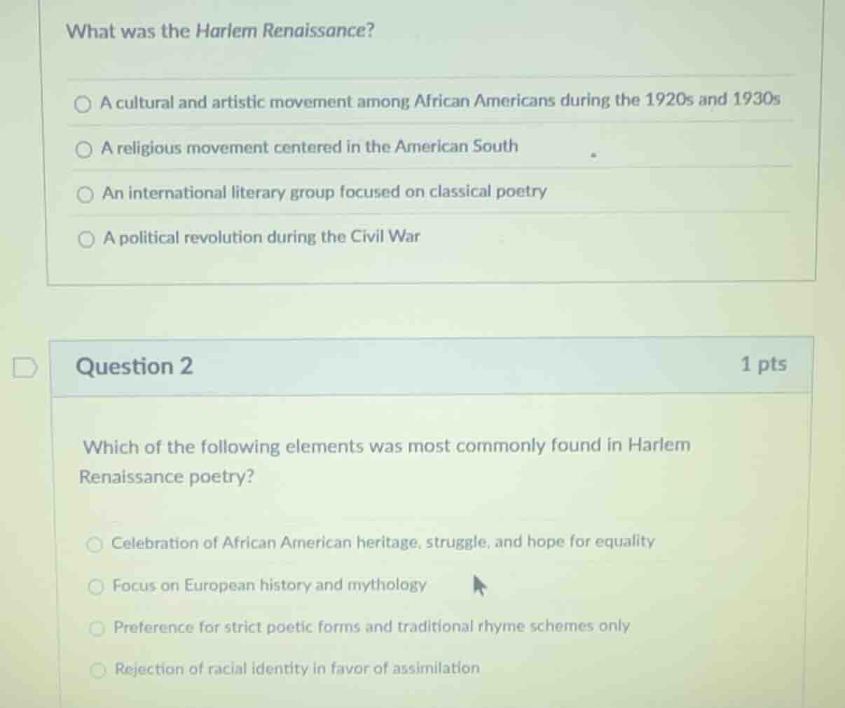 what was the harlem renaissance? a cultural and artistic movement among…