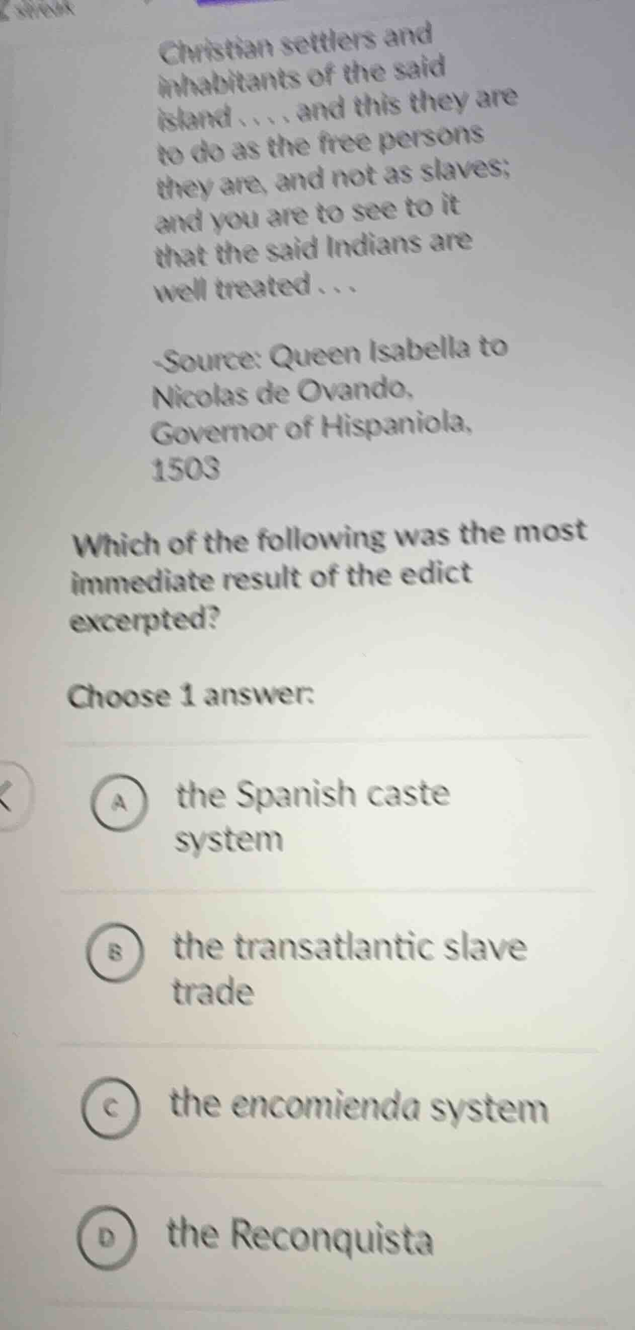 christian settlers and inhabitants of the said island..., and this they…