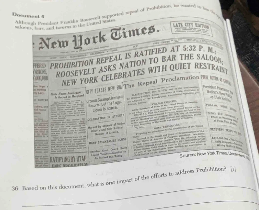 document 6 although president franklin roosevelt supported repeal of pr…