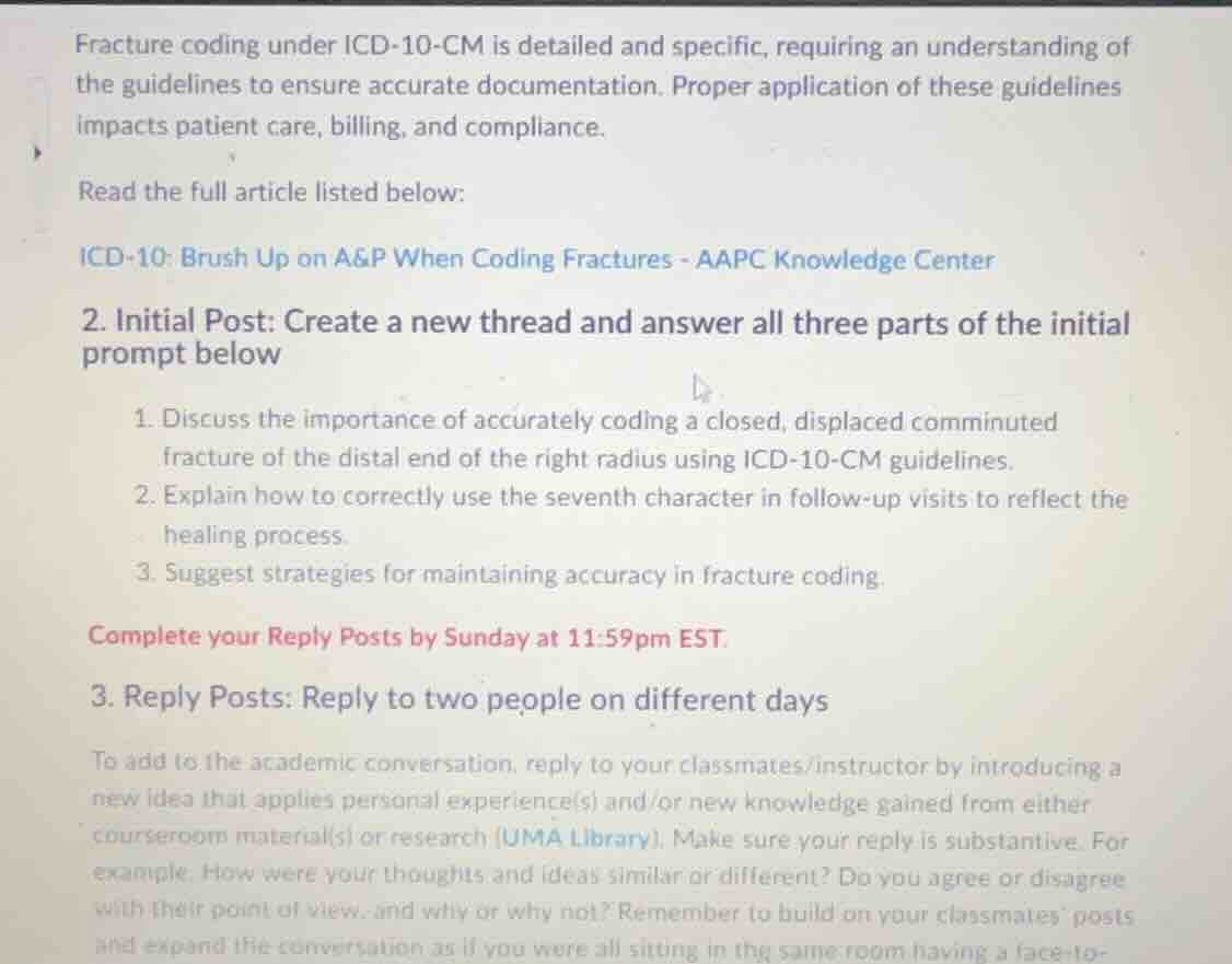 fracture coding under icd-10-cm is detailed and specific, requiring an …