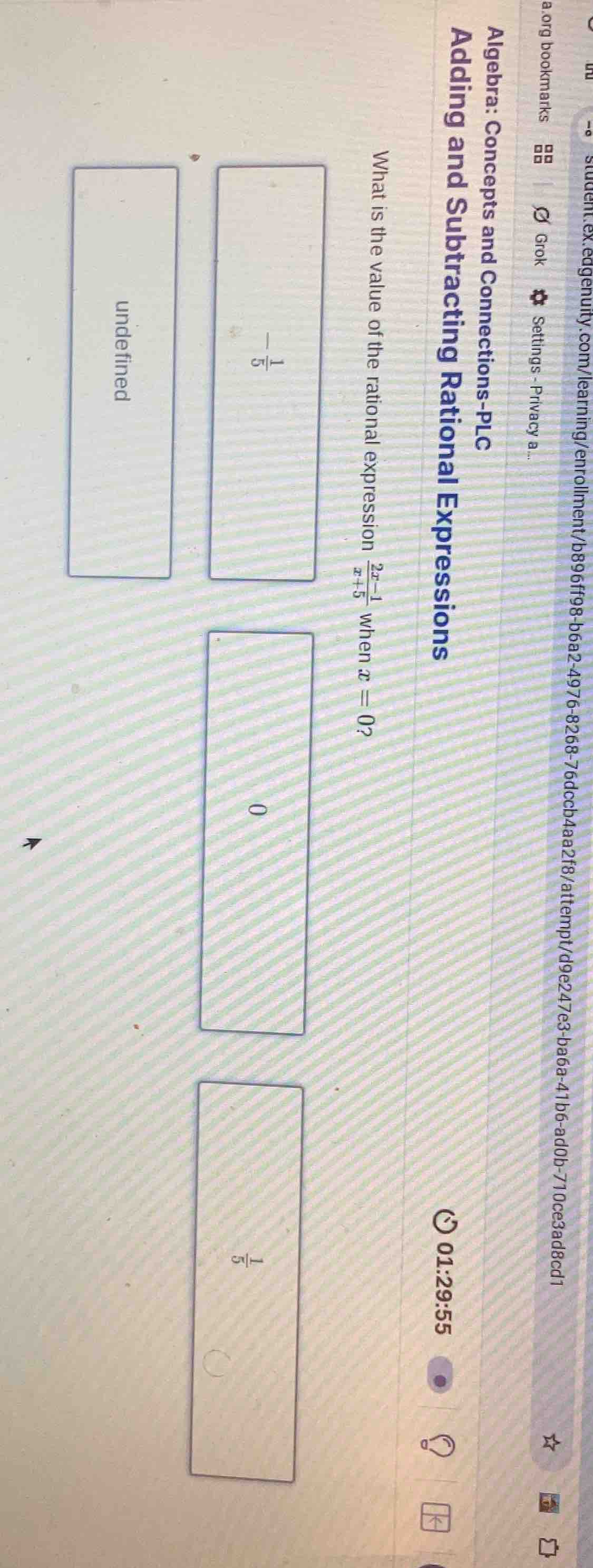 algebra: concepts and connections - plc adding and subtracting rational…