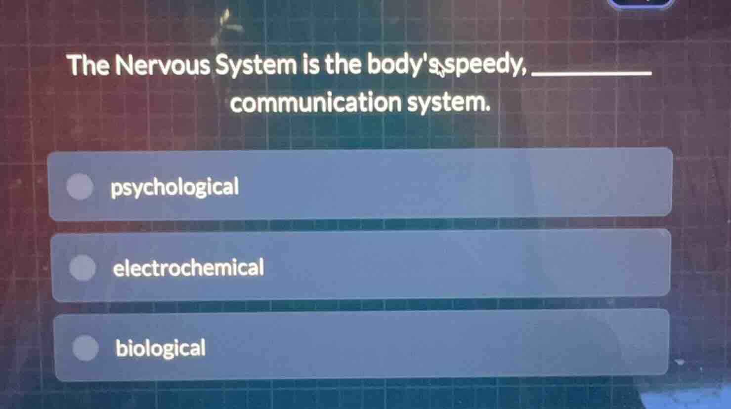 the nervous system is the bodys speedy, ______ communication system. ps…