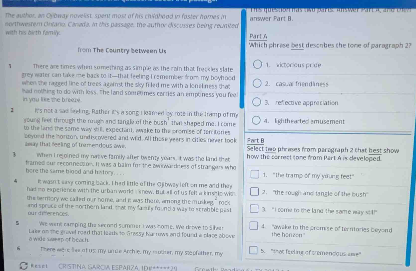 the author, an ojibway novelist, spent most of his childhood in foster …