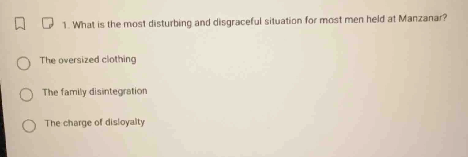 1. what is the most disturbing and disgraceful situation for most men h…
