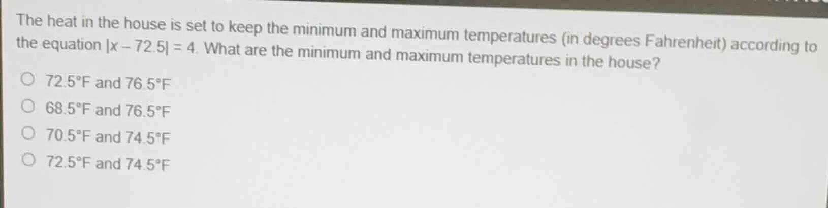 the heat in the house is set to keep the minimum and maximum temperatur…