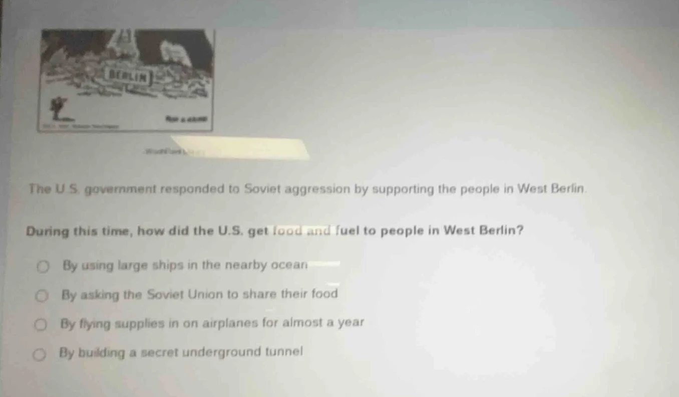 the u.s. government responded to soviet aggression by supporting the pe…