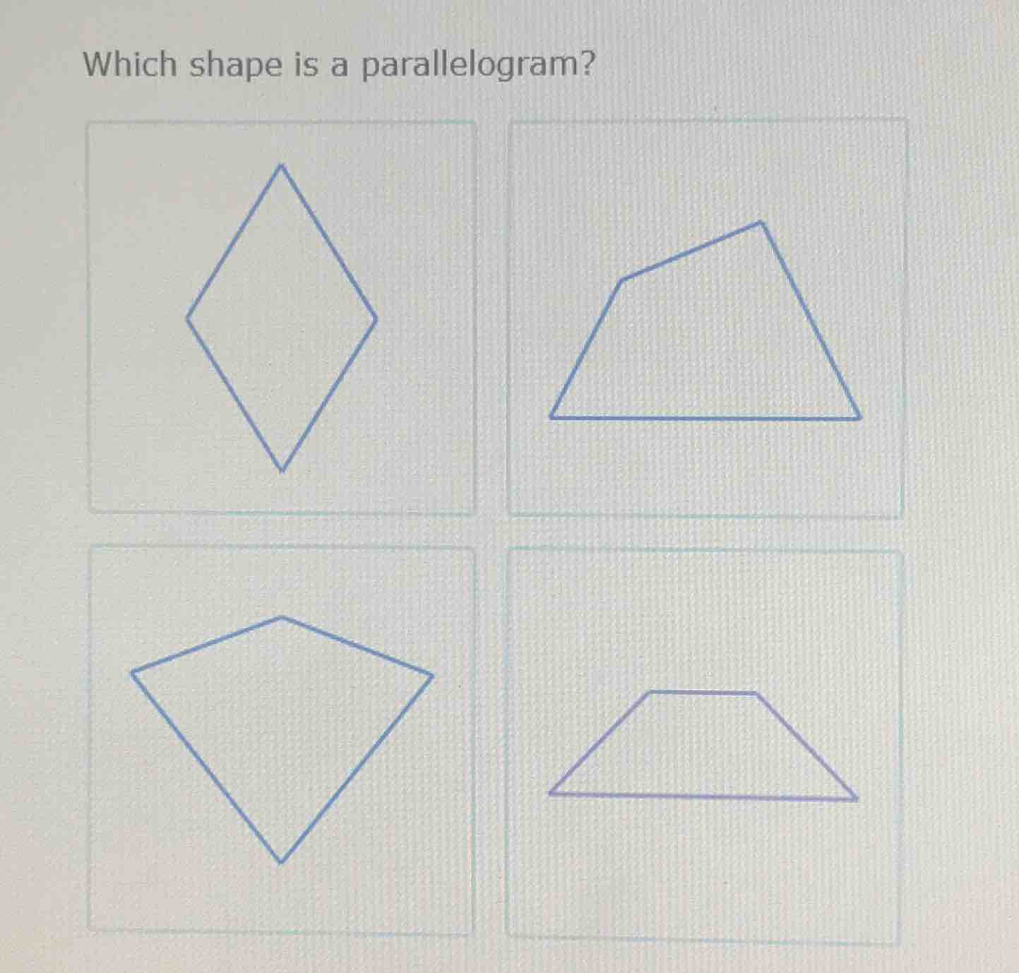 which shape is a parallelogram?