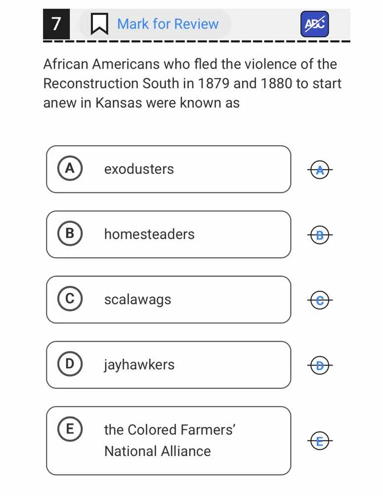 african americans who fled the violence of the reconstruction south in …
