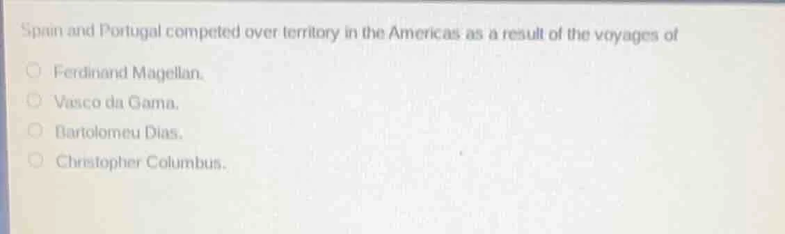 spain and portugal competed over territory in the americas as a result …