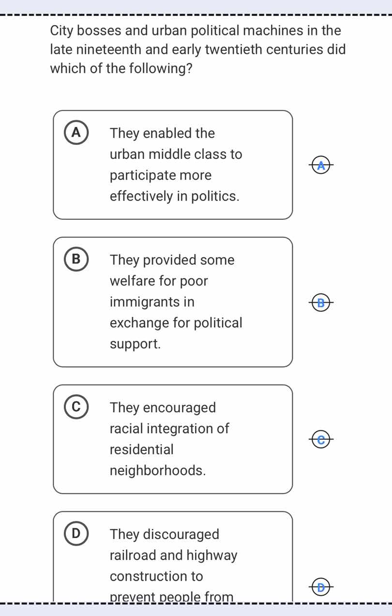 city bosses and urban political machines in the late nineteenth and ear…