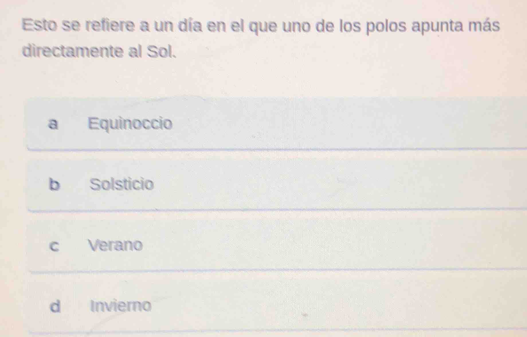 esto se refiere a un día en el que uno de los polos apunta más directam…
