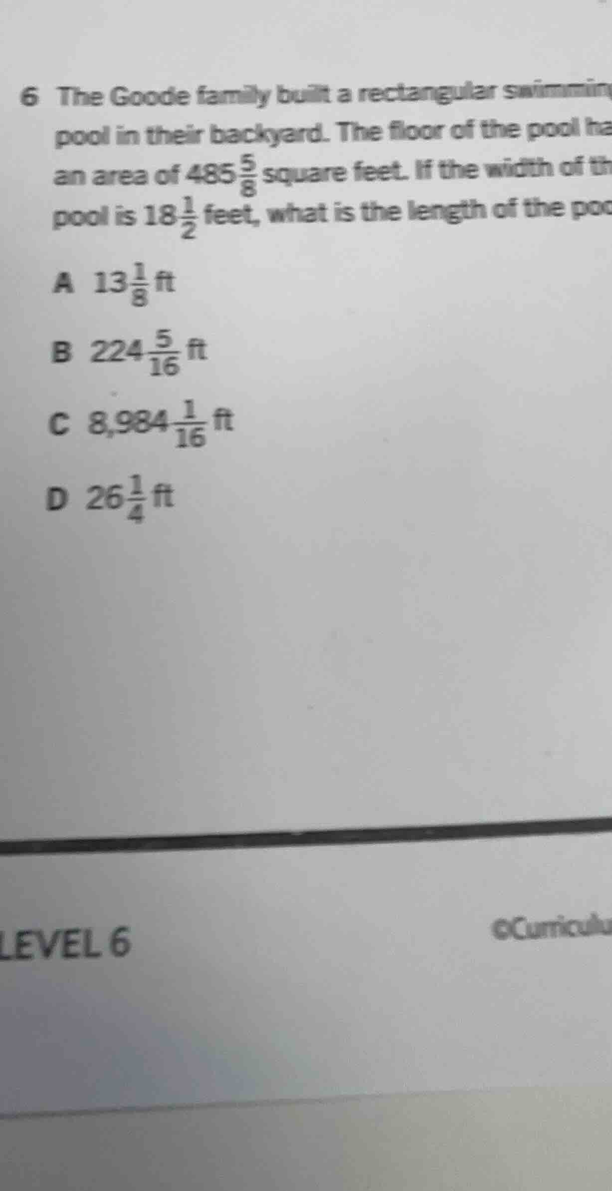 6 the goode family built a rectangular swimming pool in their backyard.…