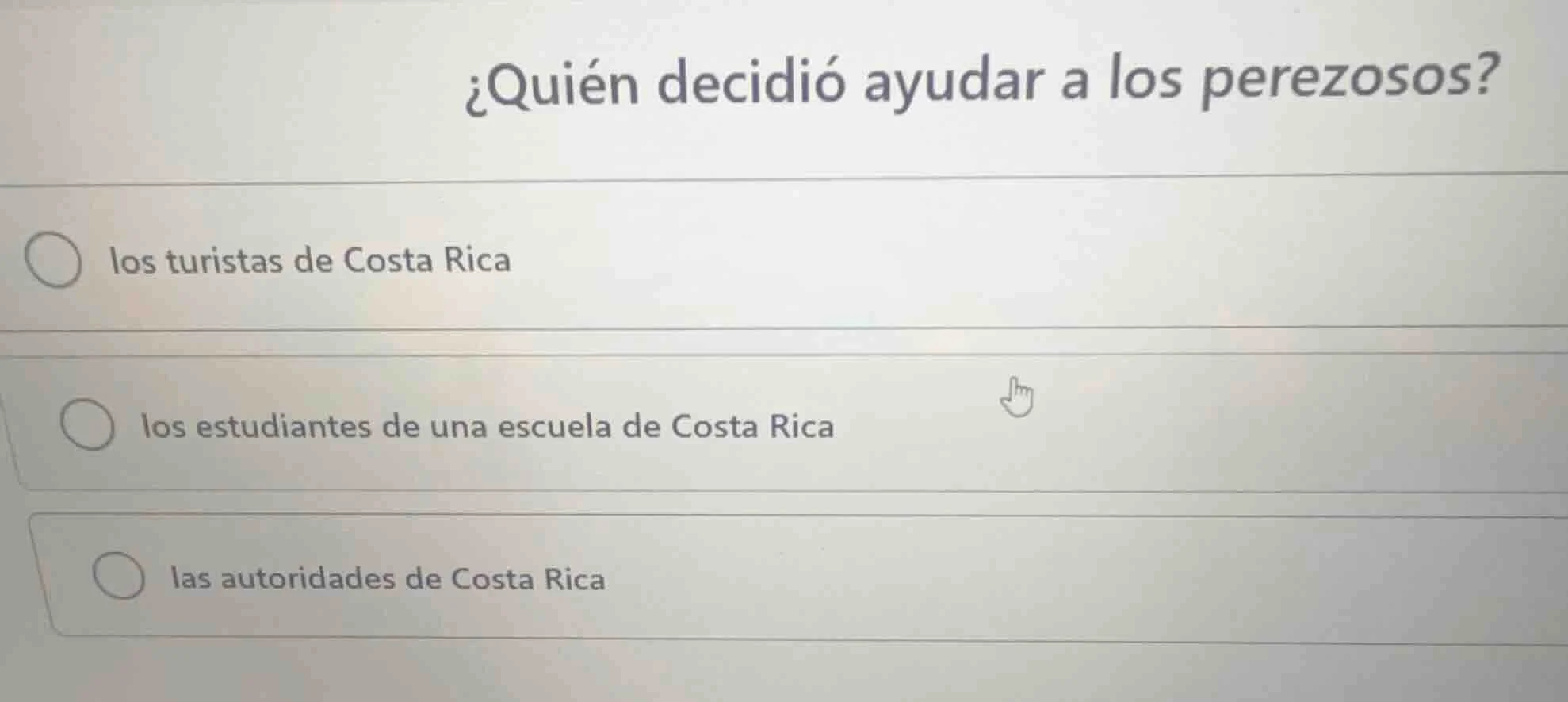 ¿quién decidió ayudar a los perezosos? los turistas de costa rica los e…