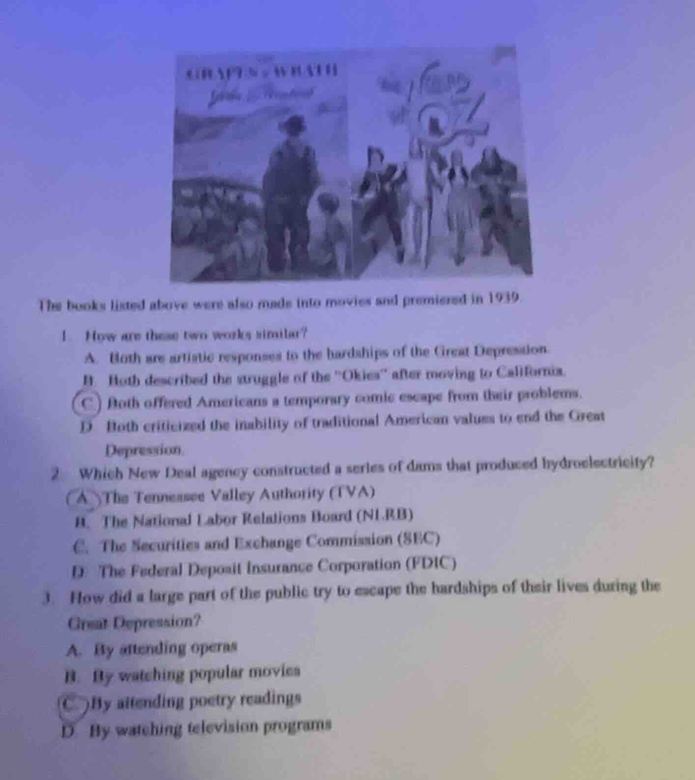 the books listed above were also made into movies and premiered in 1939…