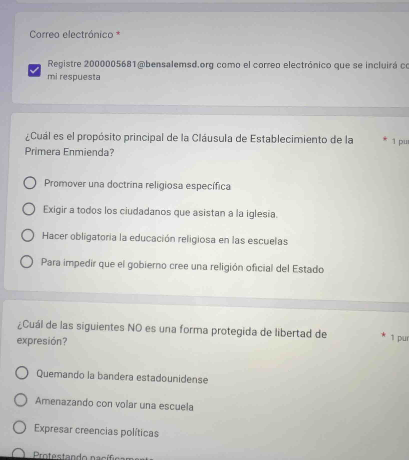 ¿cuál es el propósito principal de la cláusula de establecimiento de la…