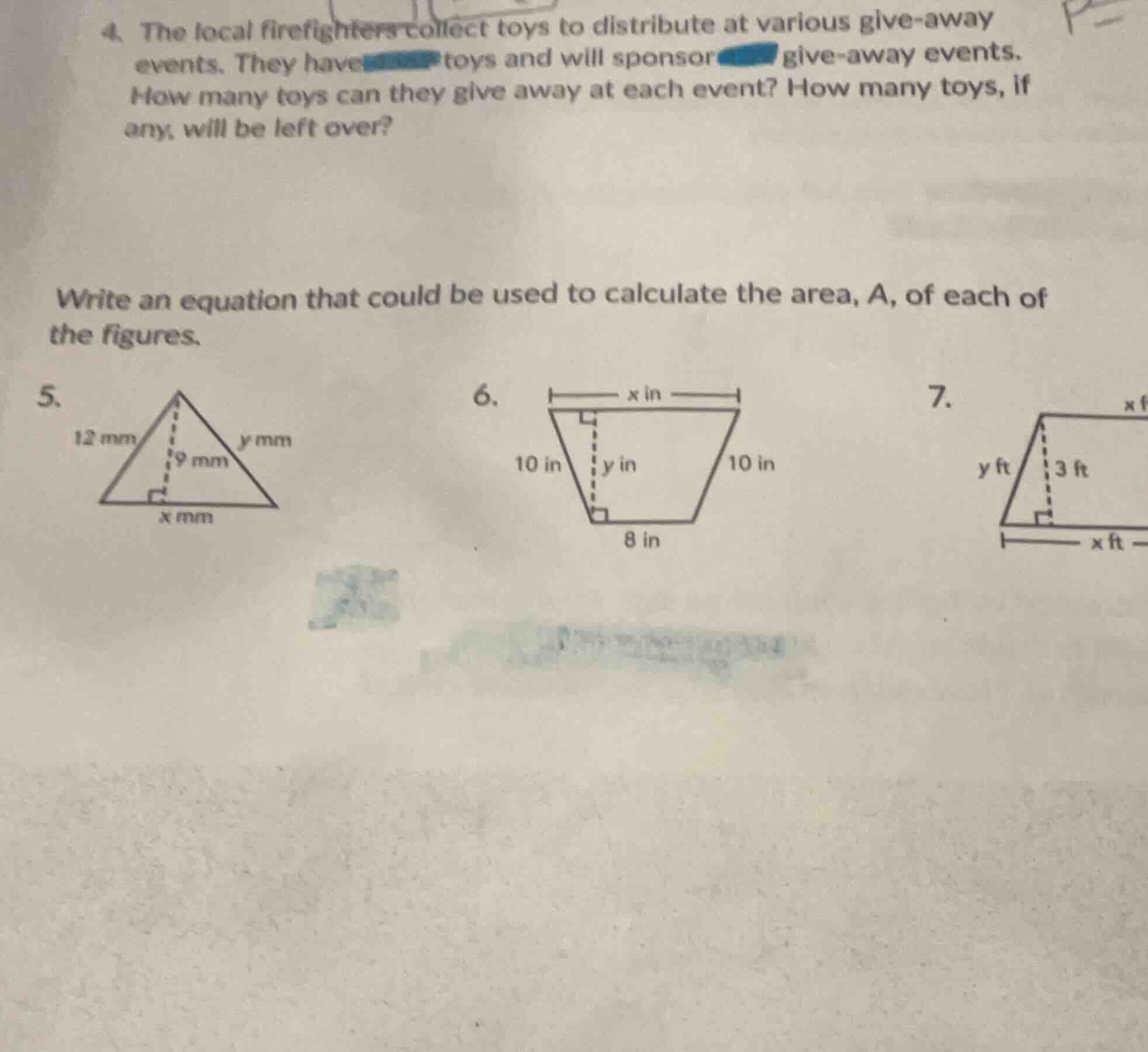 4. the local firefighters collect toys to distribute at various give - …