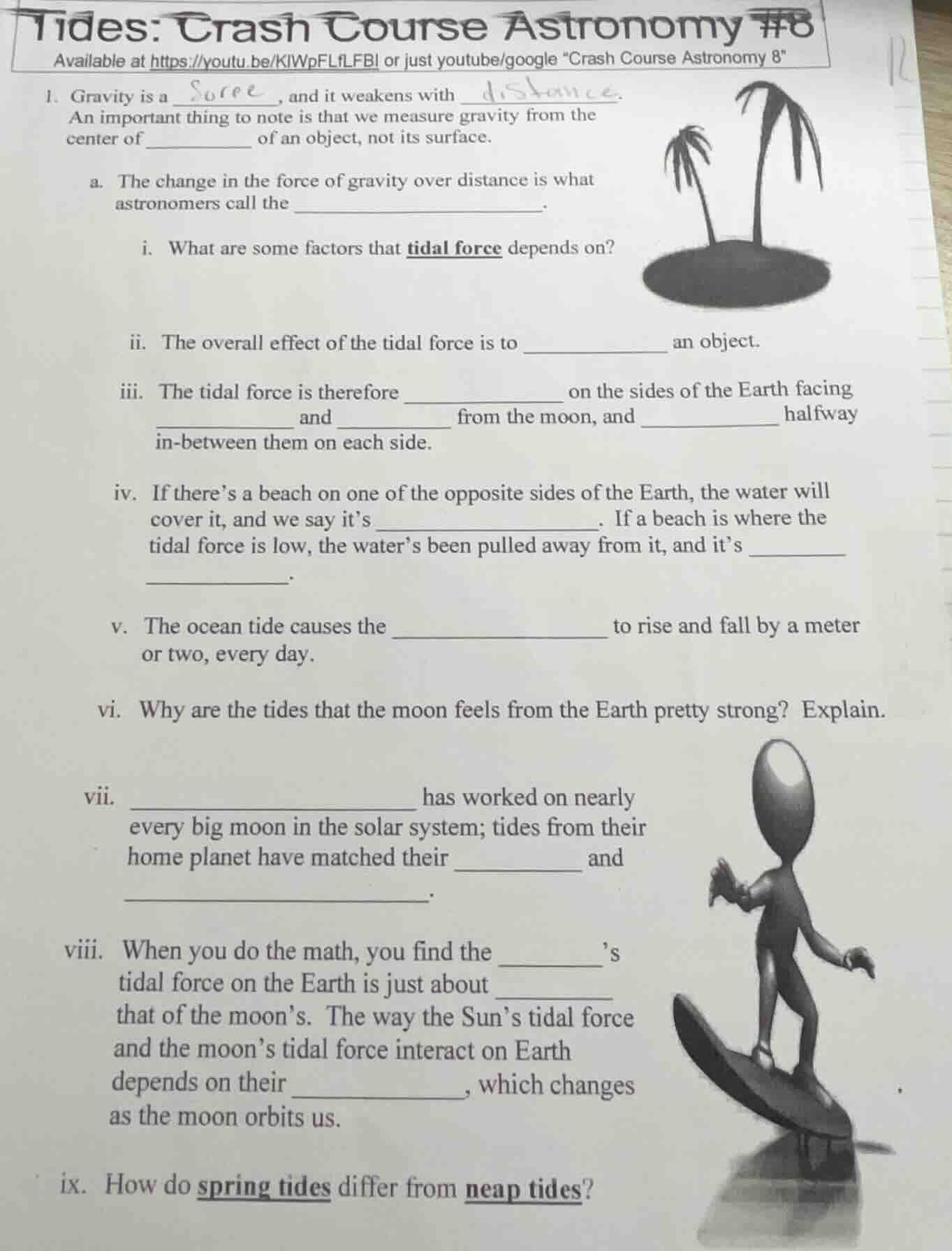 tides: crash course astronomy #8 available at https://youtu.be/kiwpflfl…
