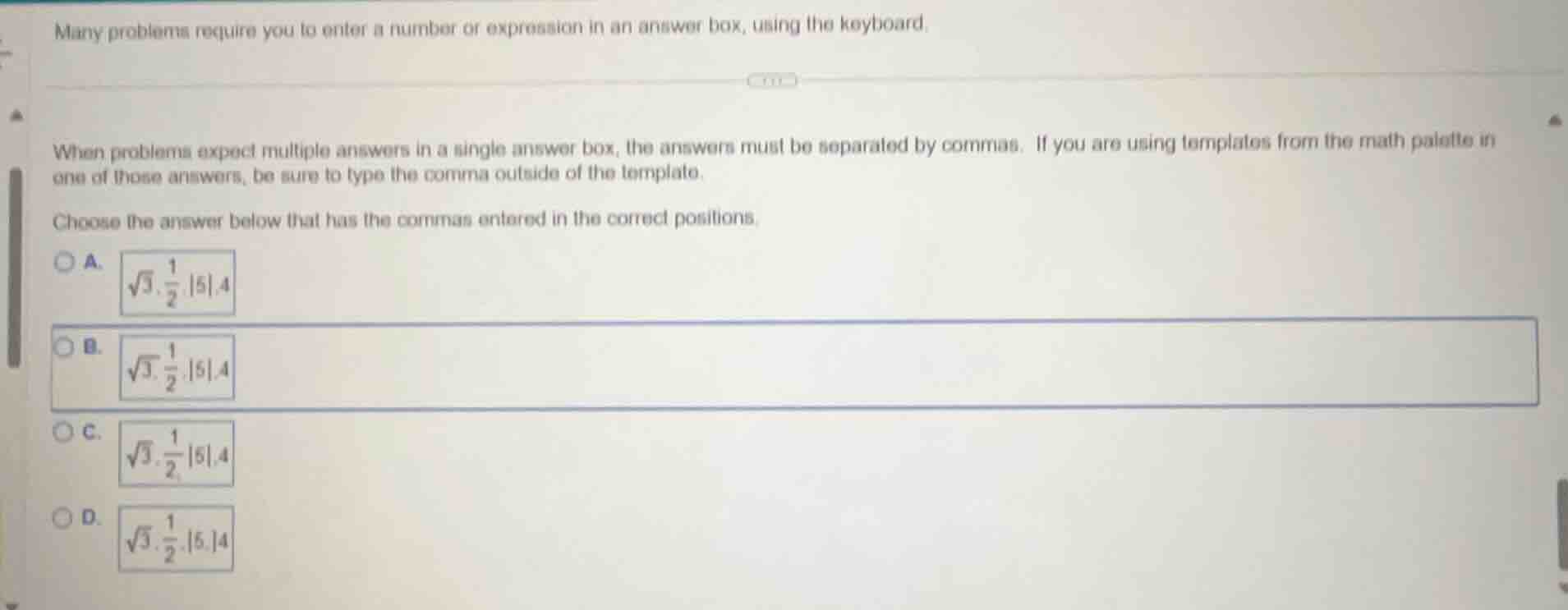 many problems require you to enter a number or expression in an answer …