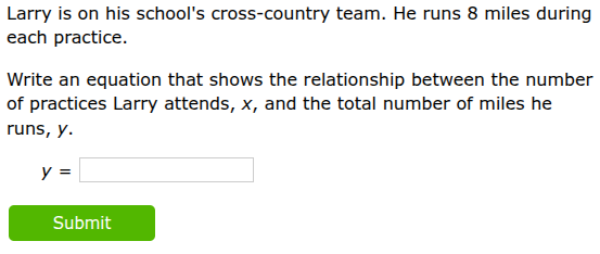 larry is on his schools cross - country team. he runs 8 miles during ea…