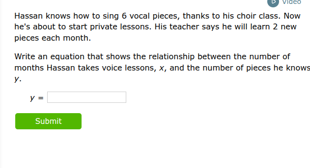 hassan knows how to sing 6 vocal pieces, thanks to his choir class. now…