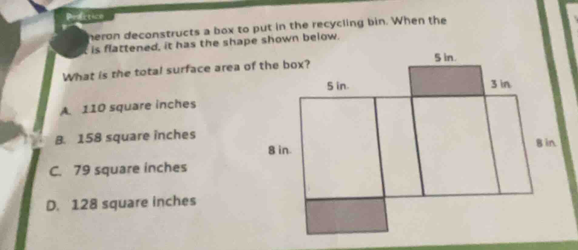 heron deconstructs a box to put in the recycling bin. when the is flatt…