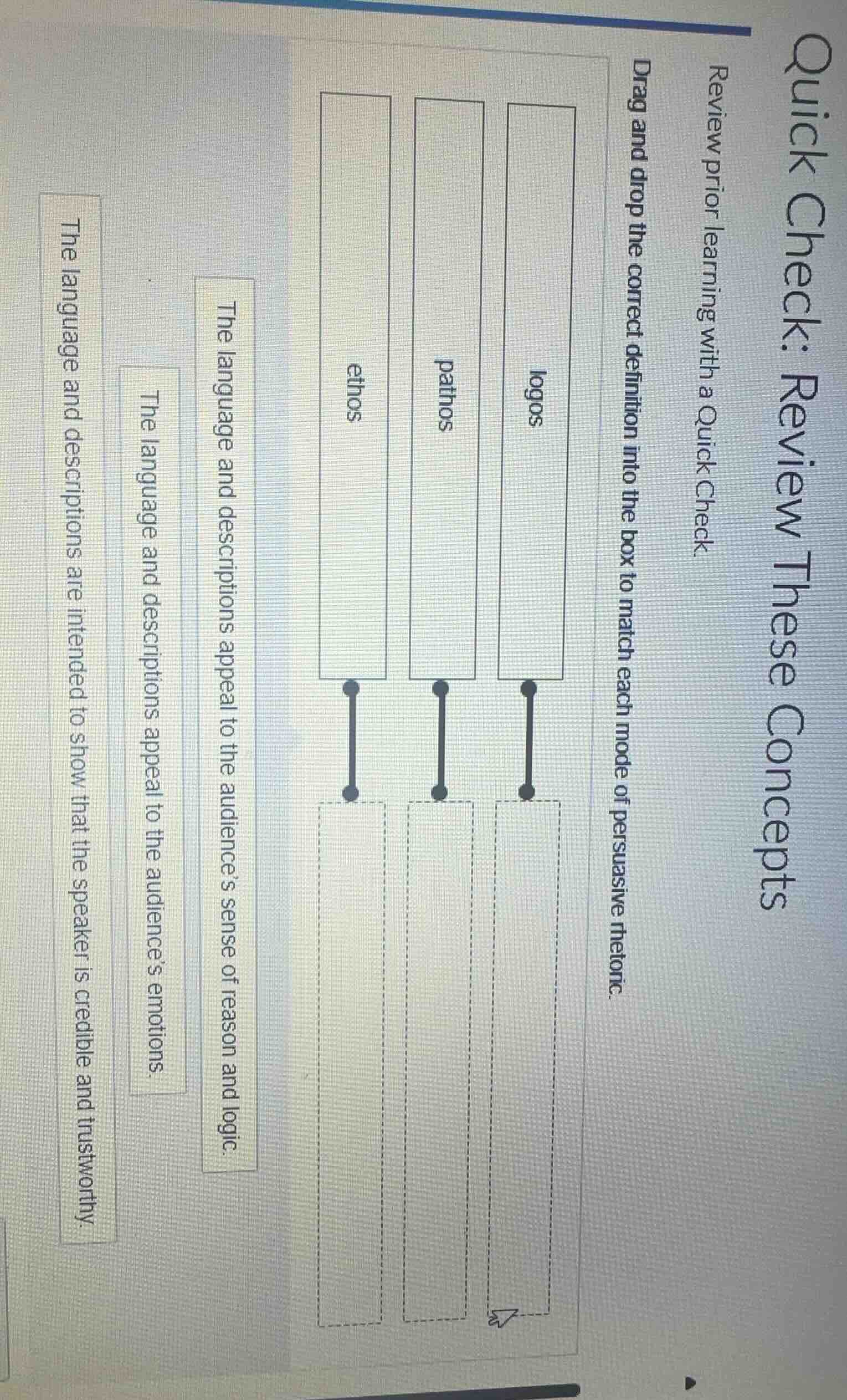 quick check: review these concepts review prior learning with a quick c…