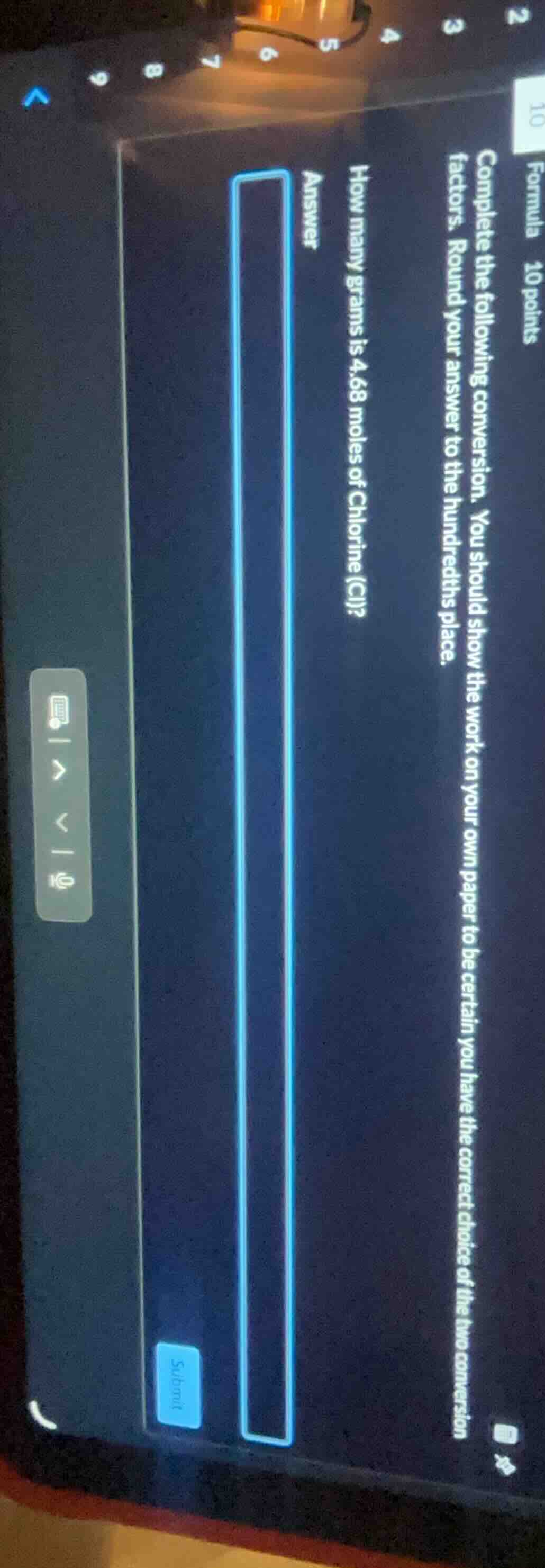 complete the following conversion. you should show the work on your own…