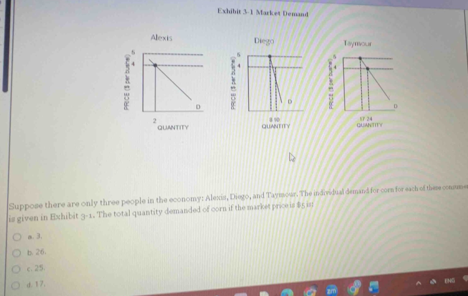 exhibit 3-1 market demand alexis diego taymour suppose there are only t…