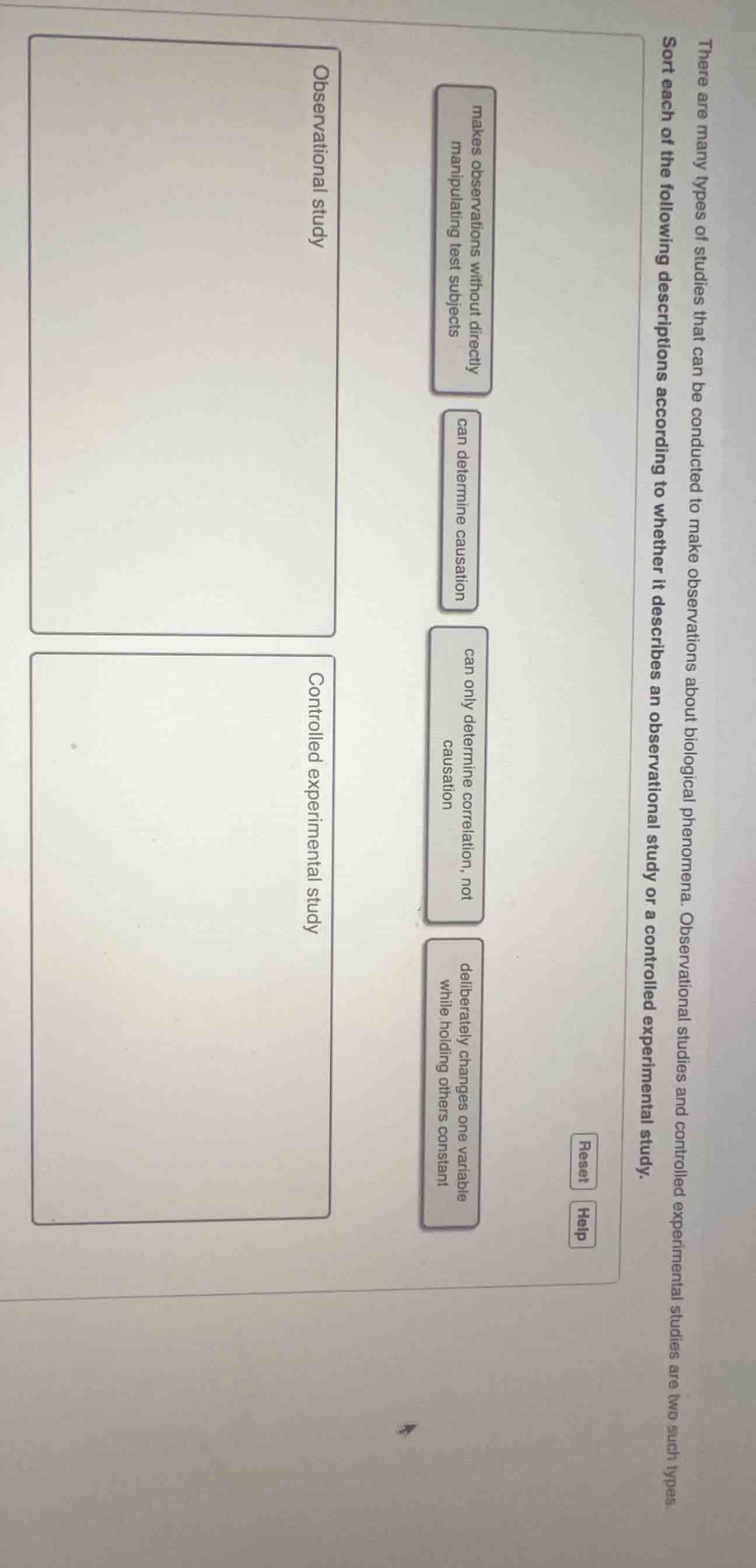 there are many types of studies that can be conducted to make observati…