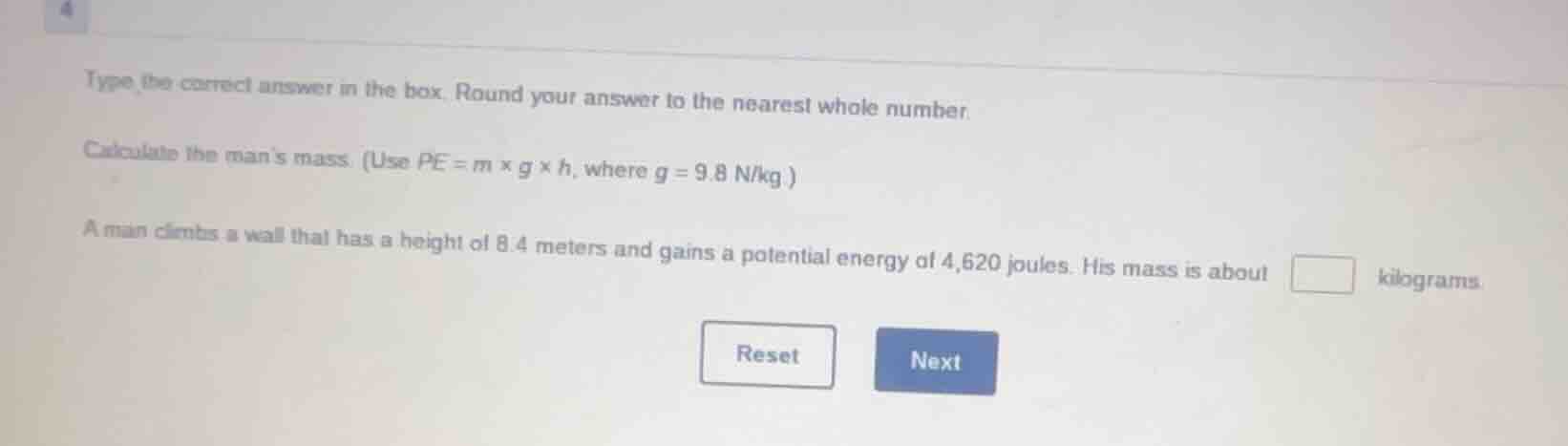 type the correct answer in the box. round your answer to the nearest wh…