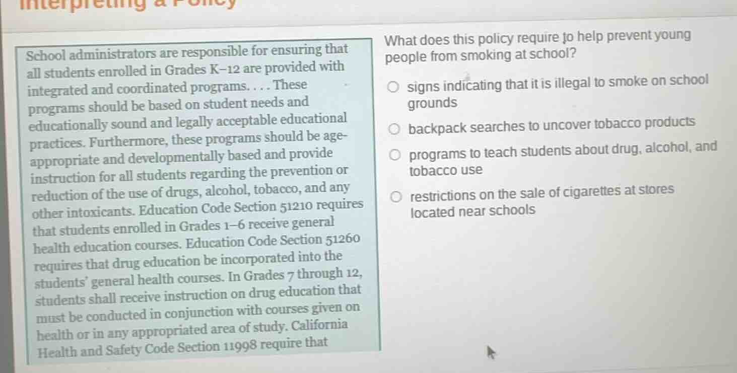 school administrators are responsible for ensuring that all students en…