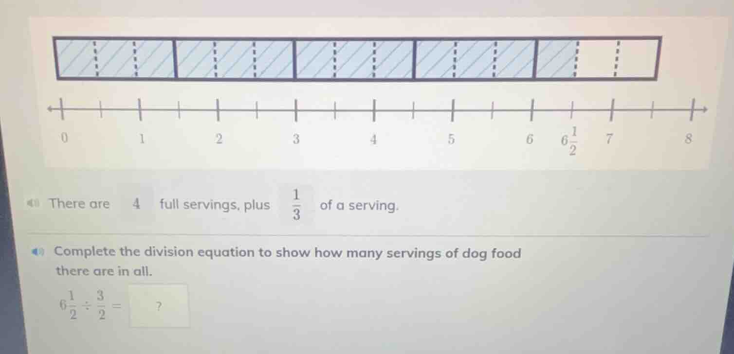 40 there are 4 full servings, plus \\(\frac{1}{3}\\) of a serving. 41 c…