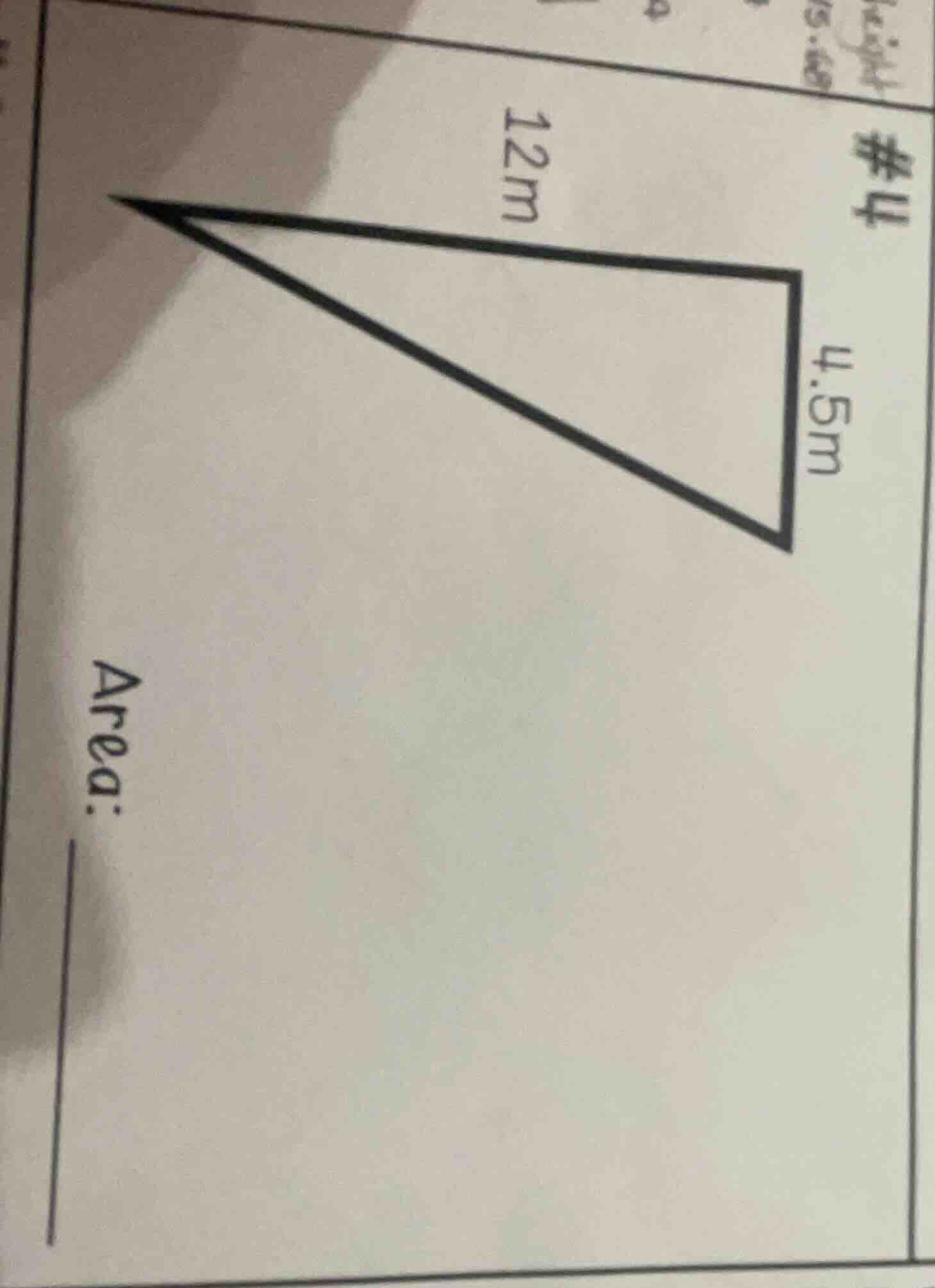 12m, 4.5m, area:
