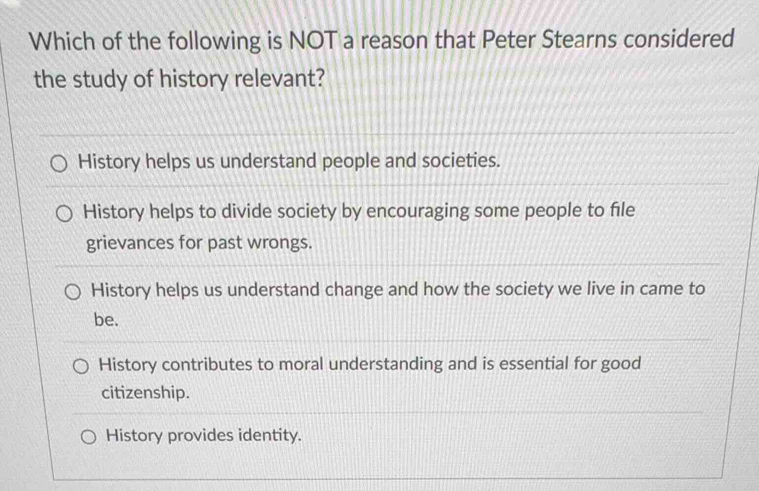 which of the following is not a reason that peter stearns considered th…