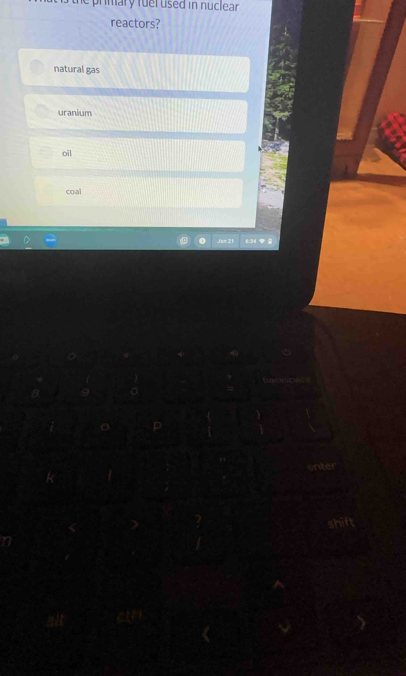 what is the primary fuel used in nuclear reactors? natural gas uranium …