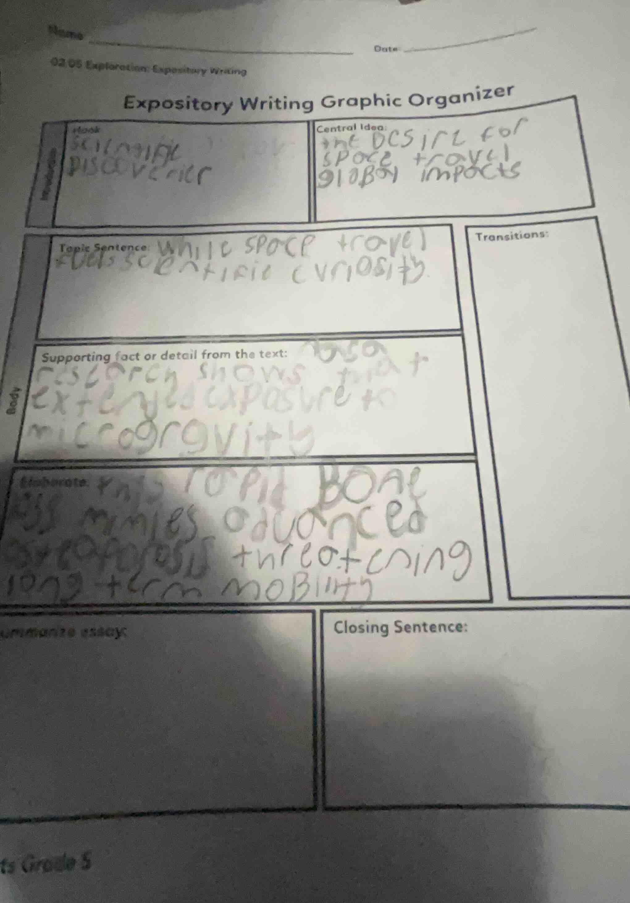 name date 02.05 exploration: expository writing expository writing grap…