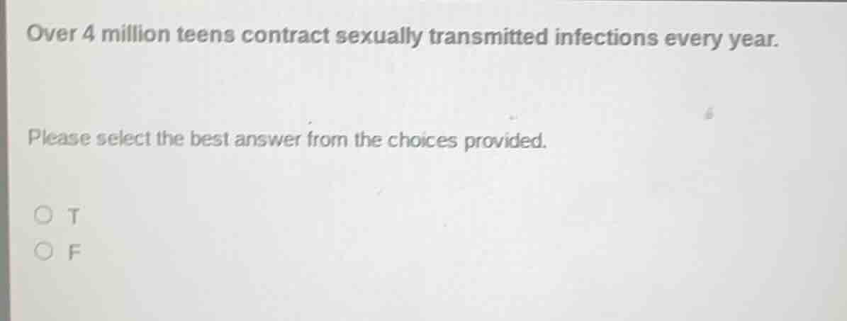 over 4 million teens contract sexually transmitted infections every yea…