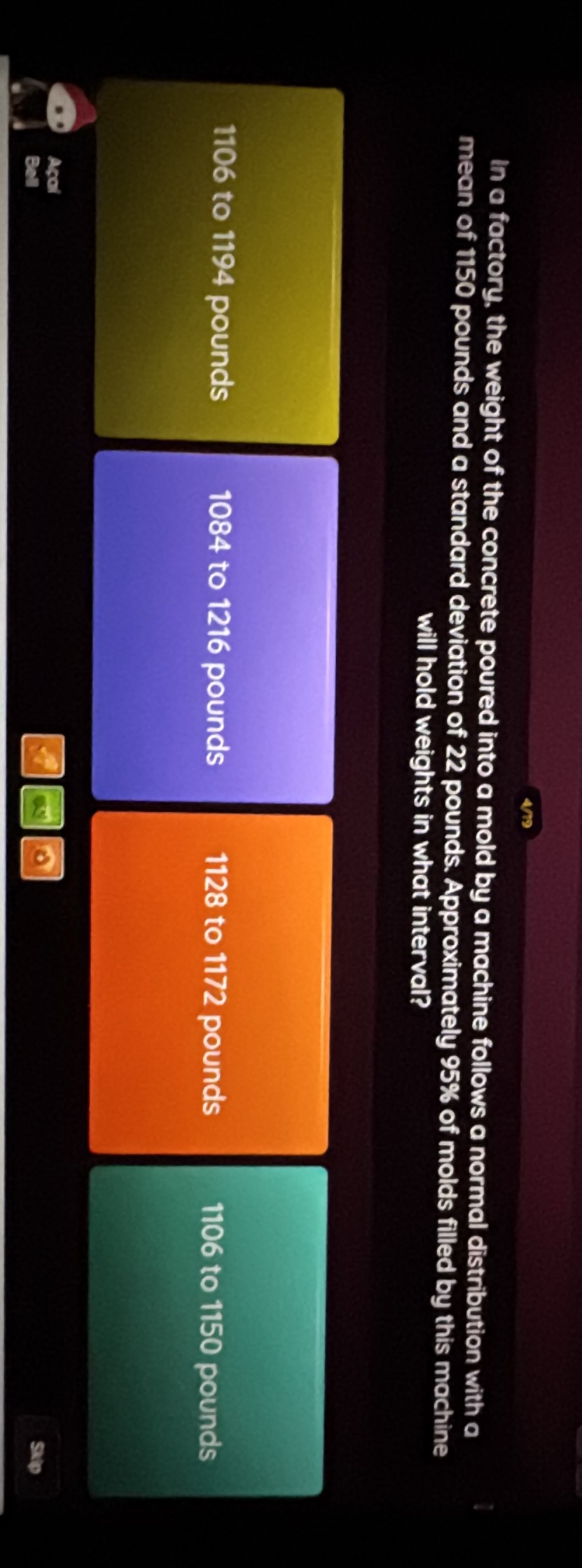 in a factory, the weight of the concrete poured into a mold by a machin…