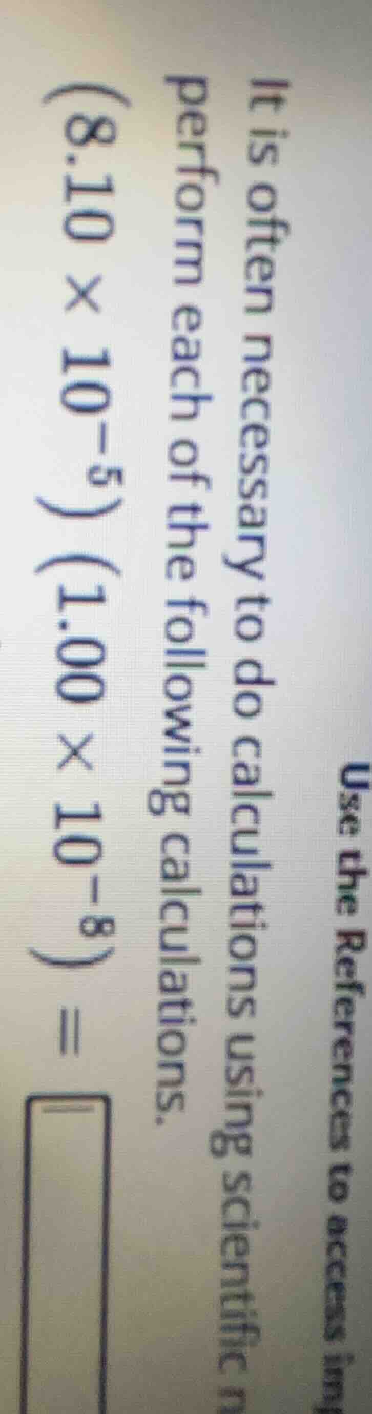 it is often necessary to do calculations using scientific perform each …