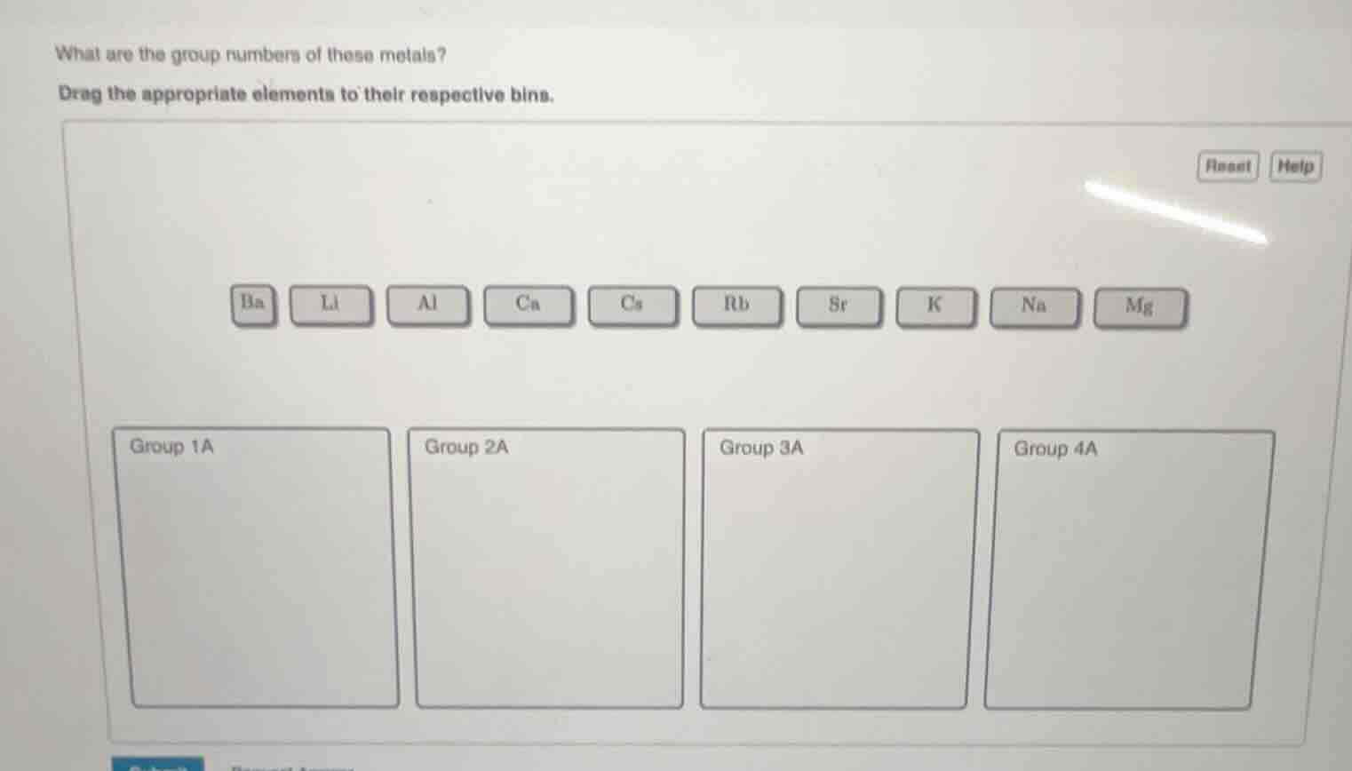 what are the group numbers of these metals? drag the appropriate elemen…