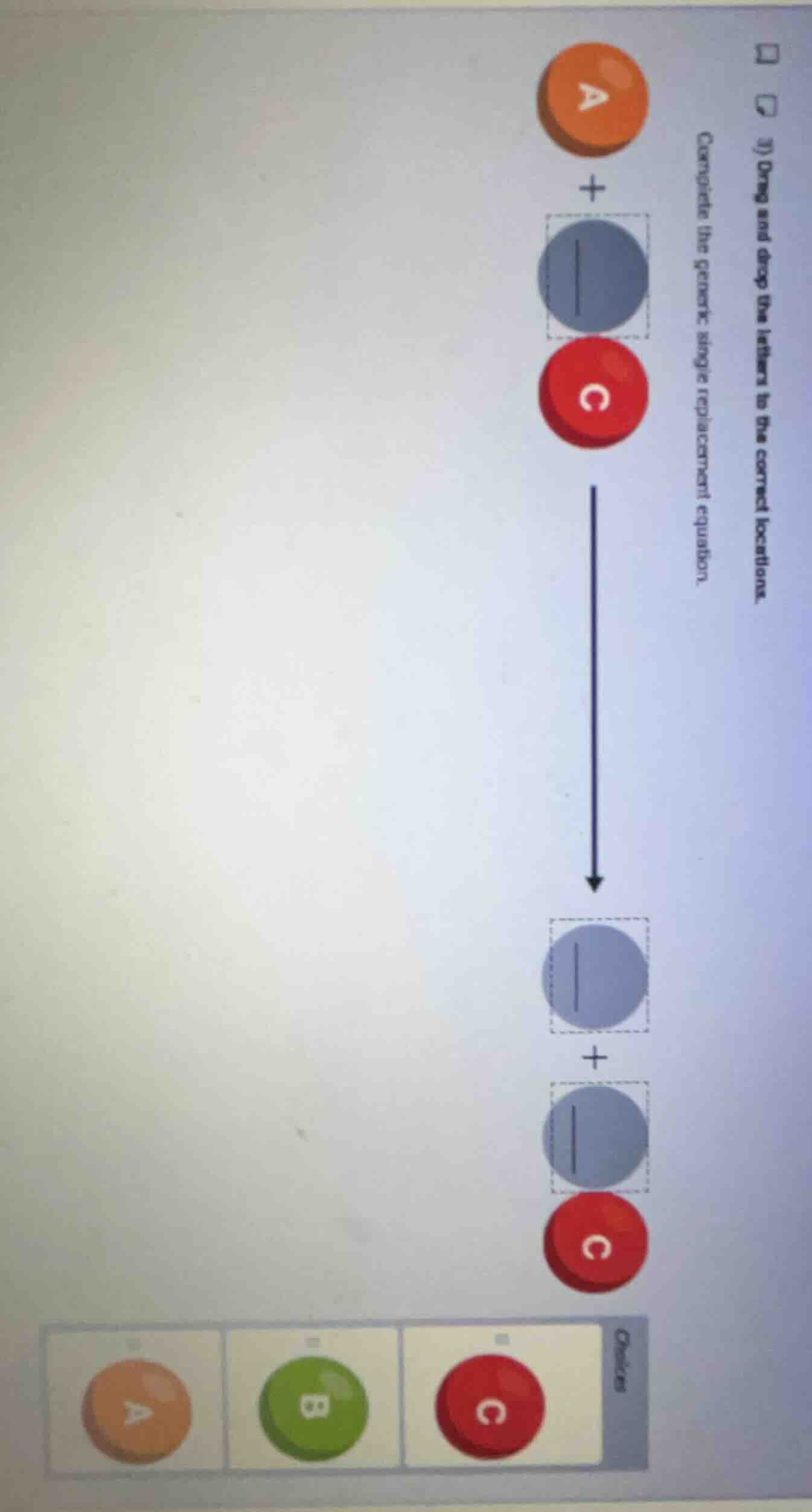 3) drag and drop the letters to the correct locations. complete the gen…