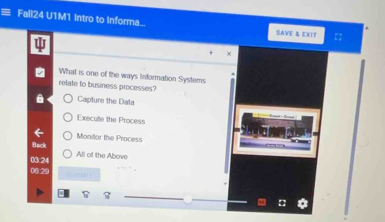 what is one of the ways information systems relate to business processe…