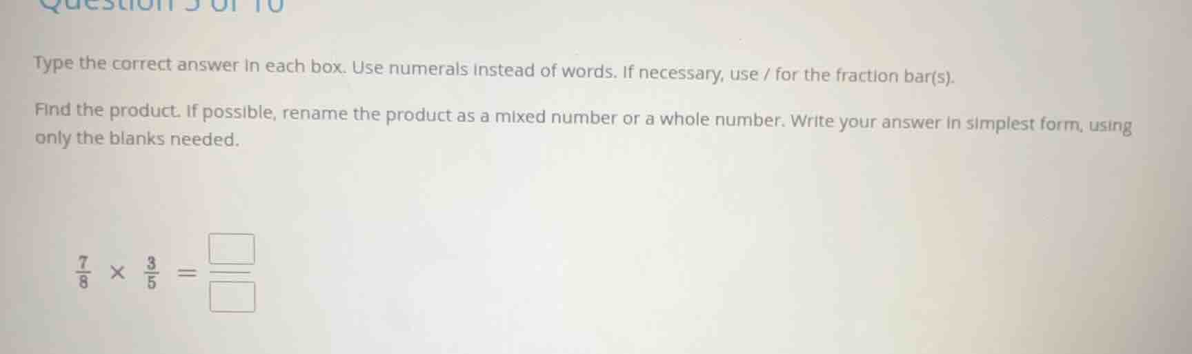 type the correct answer in each box. use numerals instead of words. if …