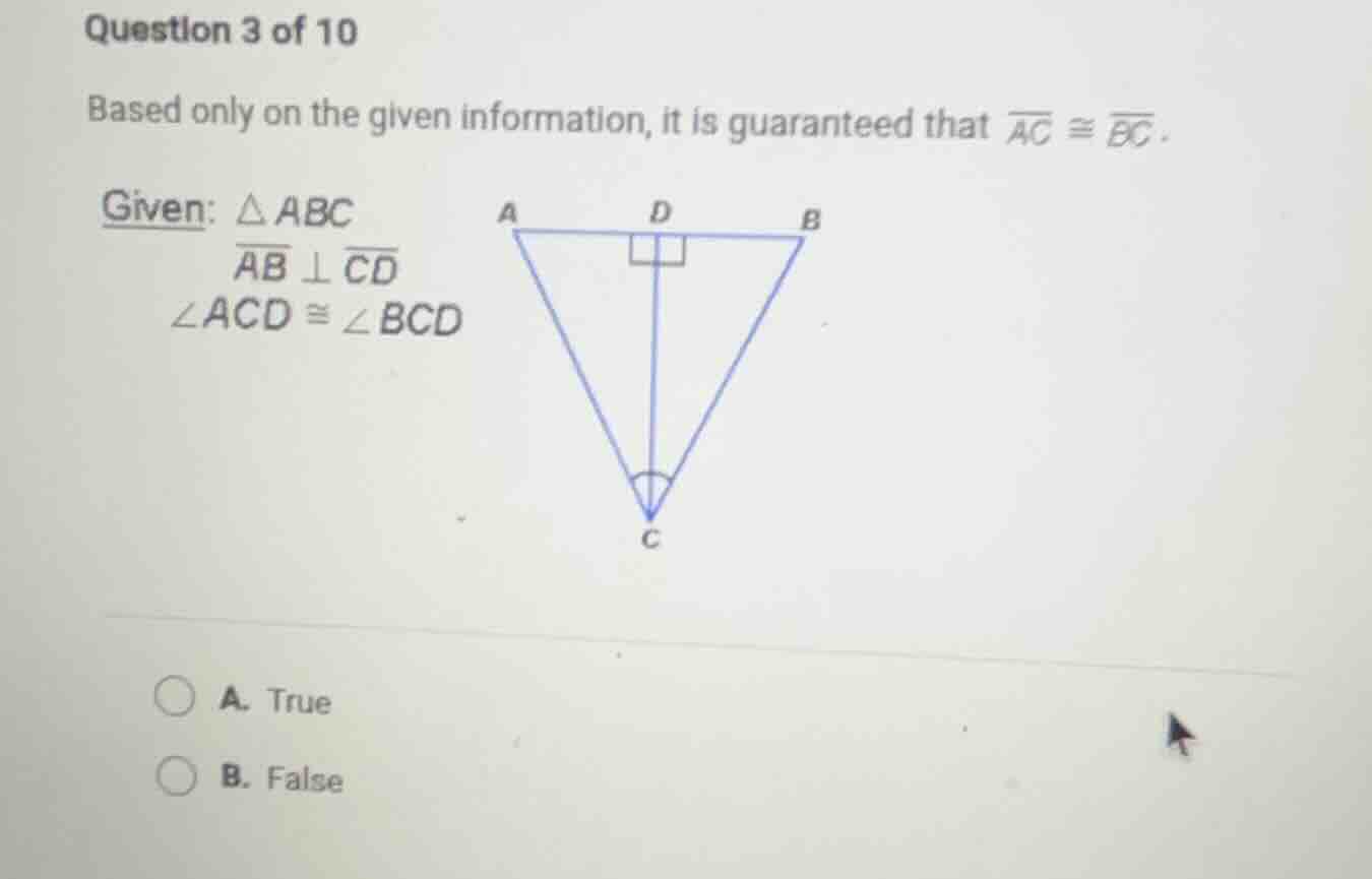 question 3 of 10 based only on the given information, it is guaranteed …
