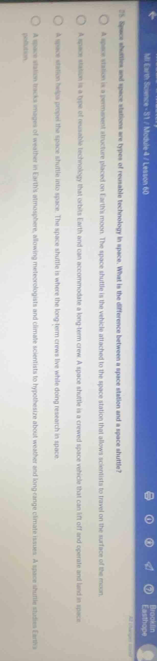 25. space stations and space shuttles are types of reusable technology …