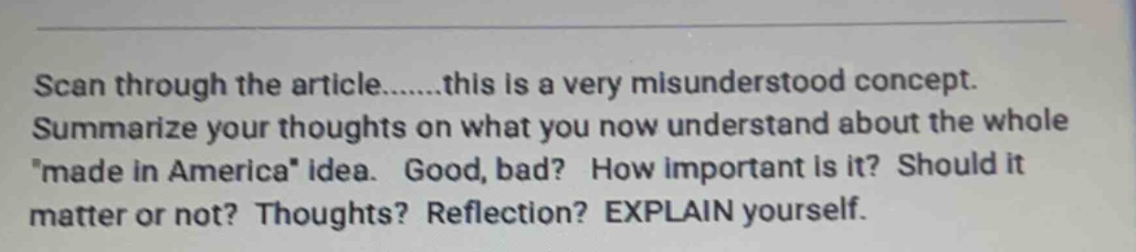 scan through the article.......this is a very misunderstood concept. su…