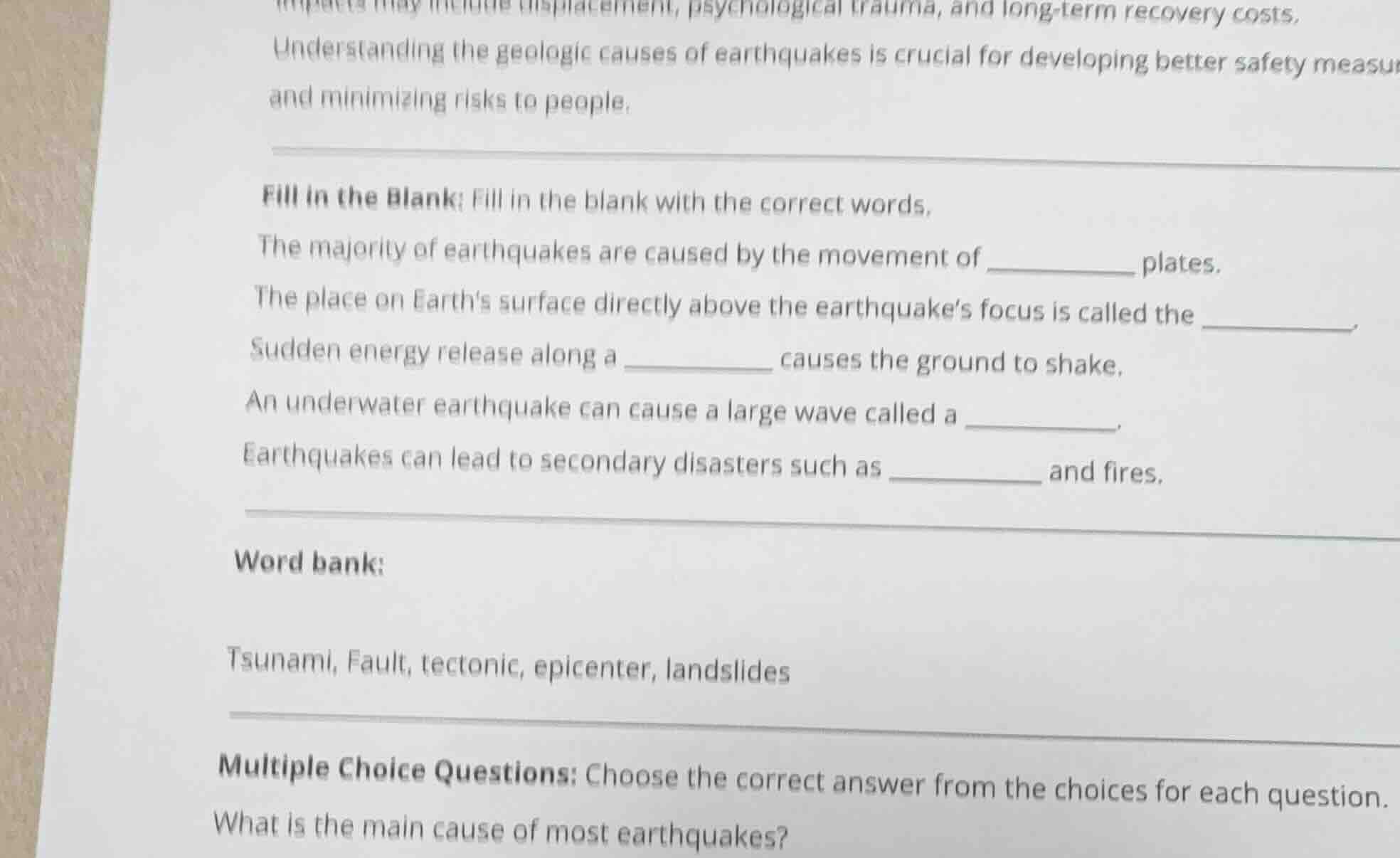 fill in the blank: fill in the blank with the correct words. the majori…